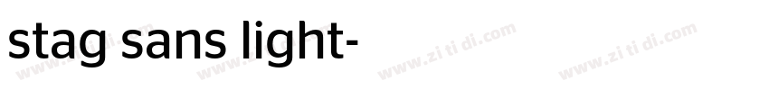 stag sans light字体转换 stag sans light字体转换
